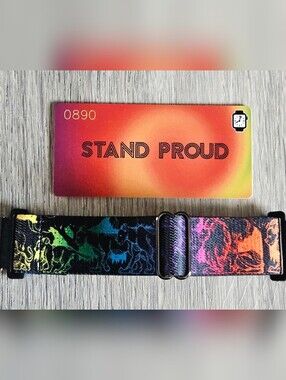 ZOX "STAND PROUD" #890 ANDROID SAMSUNG GALAXY 20mm SOLDOUT COLLECTIBLE WATCHBAND